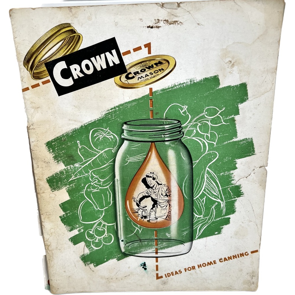 Crown Mason home cooking paperback vintage recipes and tips